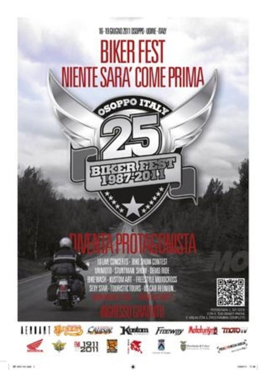 Biker fest international dal 16 al 19 giugno 2011 a Osoppo