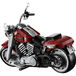 Harley-Davidson Fat Boy. Modello in scala di Lego Creator Expert