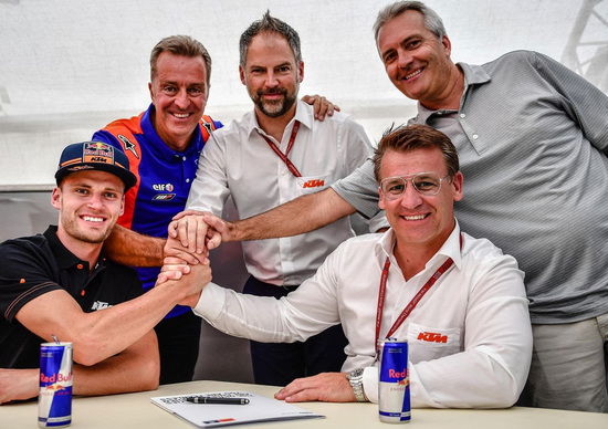 Brad Binder nel 2020 in MotoGP con KTM Tech 3