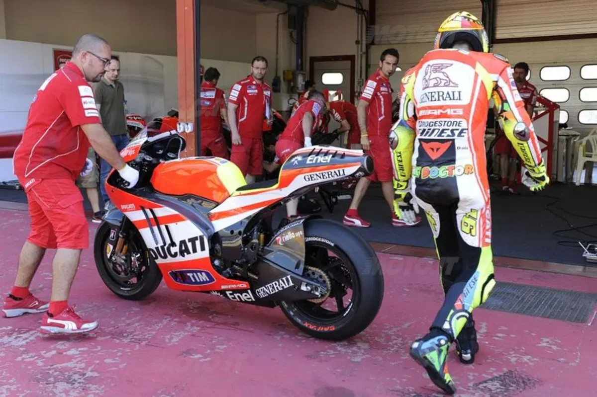 Rossi: "Un altro test positivo con la Ducati GP12"