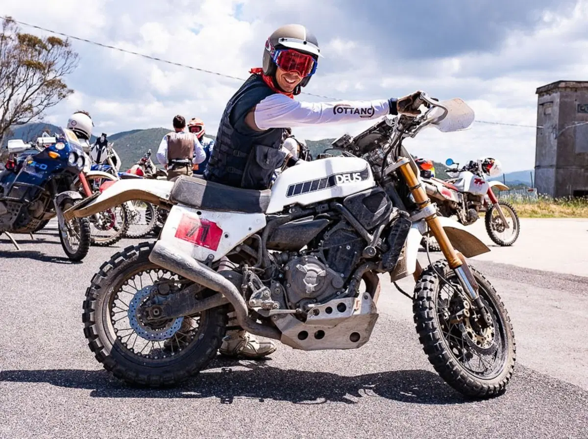 Deus (Yamaha XSR 700) Swank Rally 700. In gara al 'Sardegna' (9)