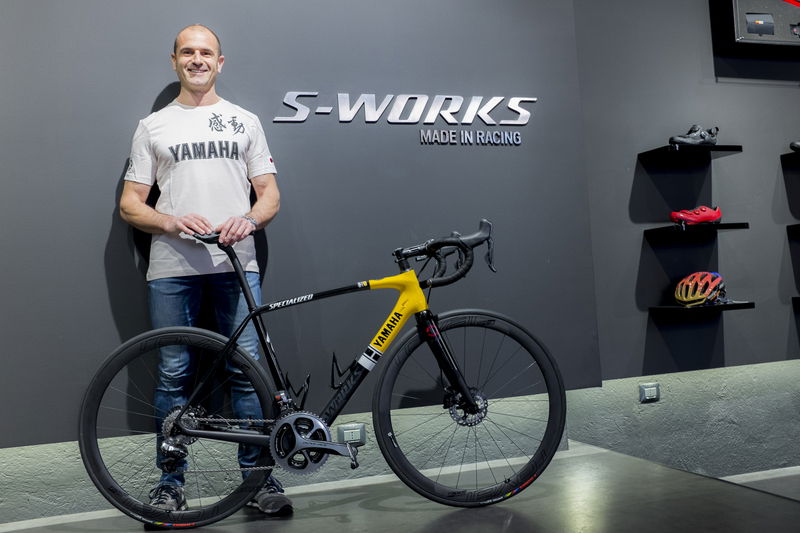 Maio e la sua S-Works Tarmac disc in livrea personalizzata