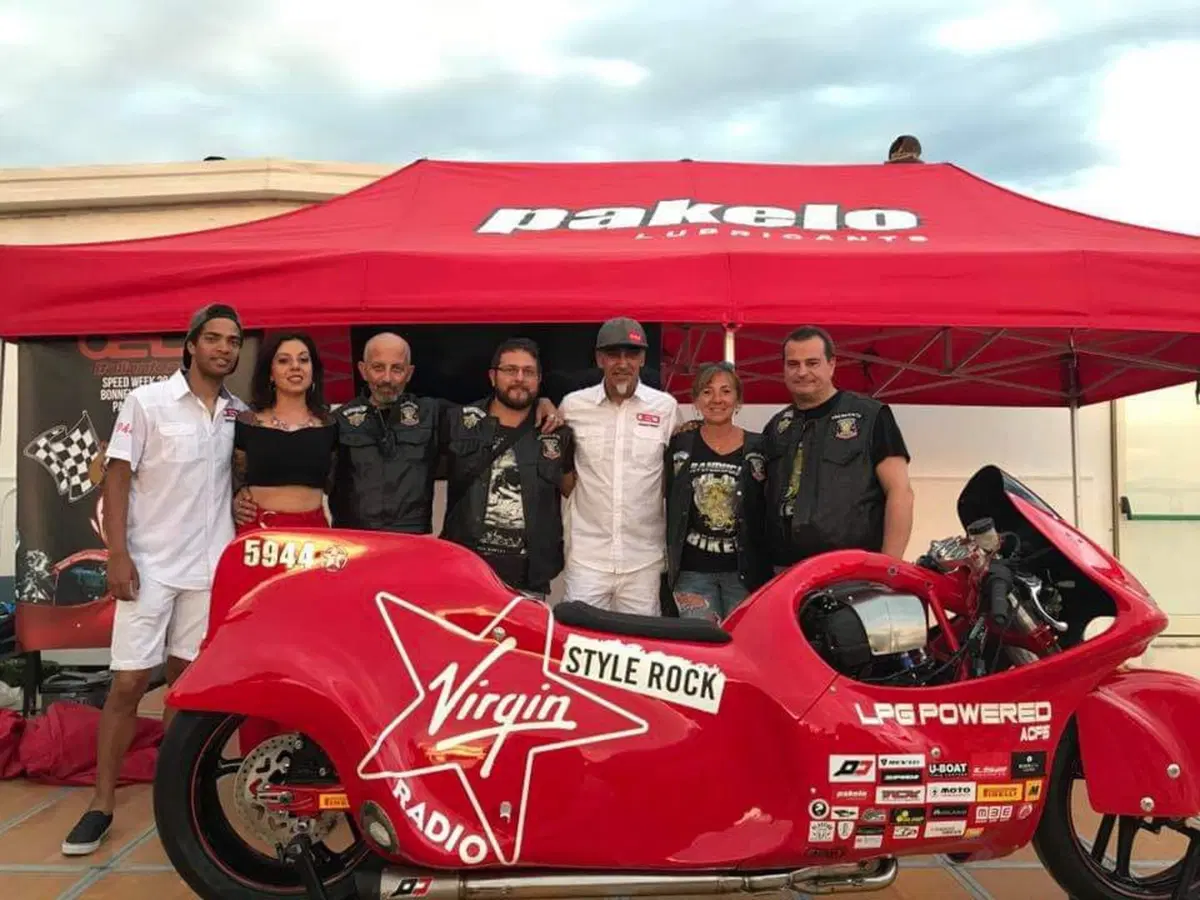 Christine, la moto (a GPL) di Dino Romano per il nuovo record a Bonneville (13)
