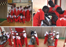 Ciapa la Moto bikini bike wash per Garage Italia in Burkina Faso