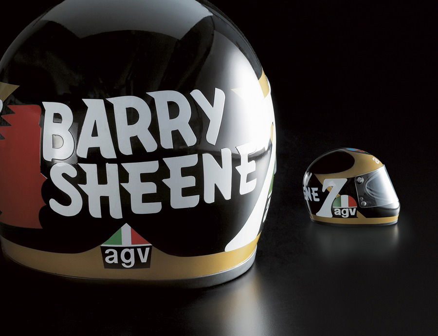 Il casco di Barry Sheene