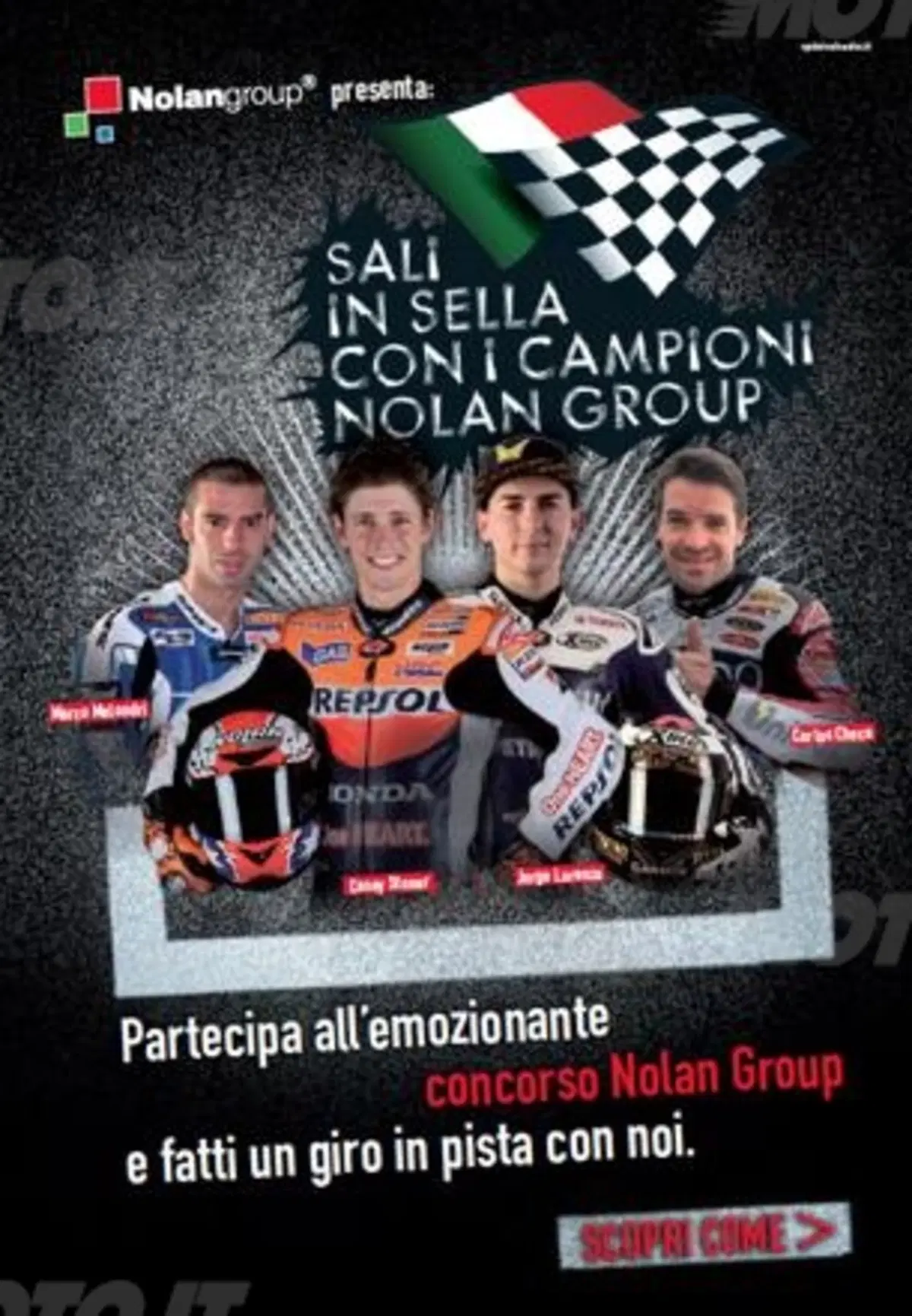 Parte il 2 luglio il concorso "Sali in sella con i campioni Nolan Group"