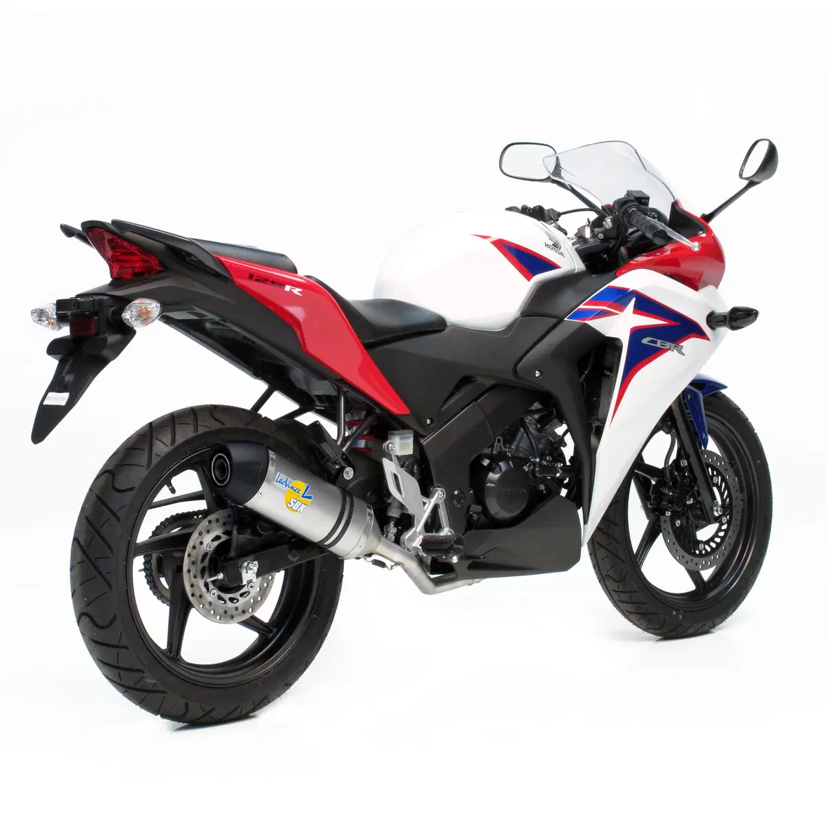 LeoVince SBK LV One omologato EVO II per per Honda CBR 125 R (2)