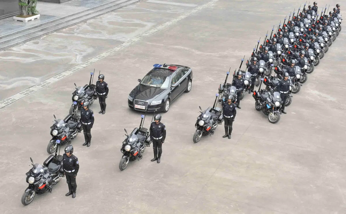 30 Aprilia Mana 850 alla Polizia di Chongqing, in Cina