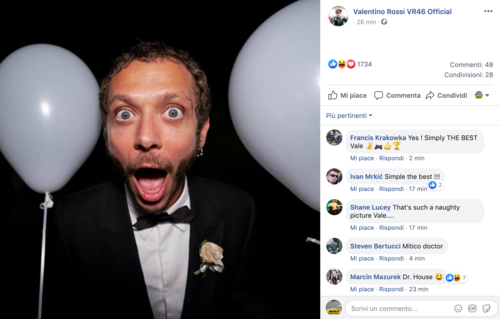 Valentino Rossi testimone al matrimonio di Uccio (2)