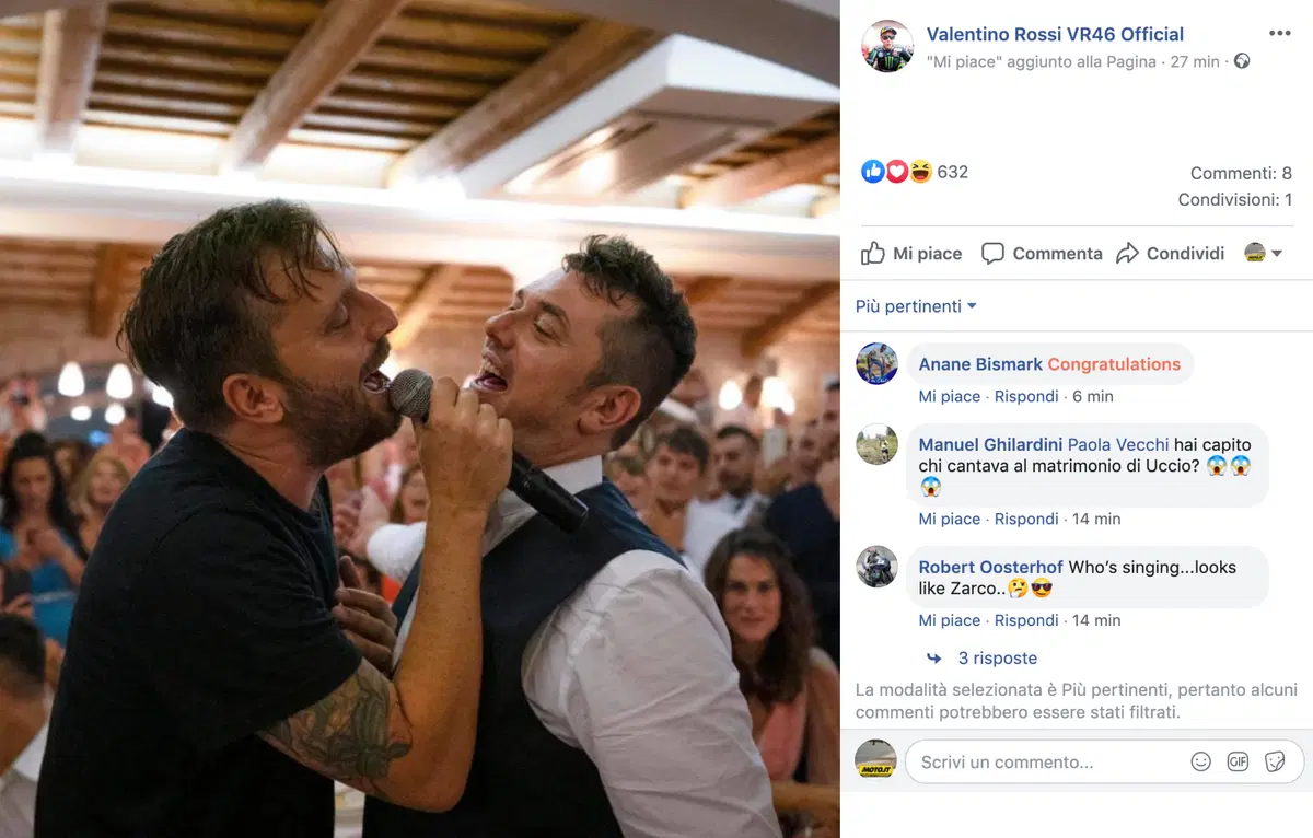 Valentino Rossi testimone al matrimonio di Uccio (4)
