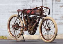 Indian 8-Valve Board Track Racer: all'asta un esemplare conservato del 1914