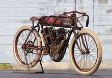 Indian 8-Valve Board Track Racer: all'asta un esemplare conservato del 1914