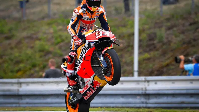 MotoGP 2019 a Brno. Pole position di Marc Marquez