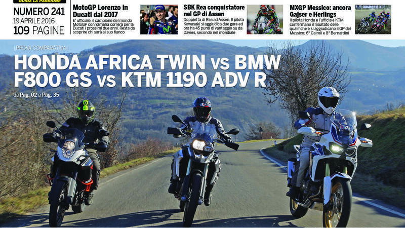 Magazine n&deg;241, scarica e leggi il meglio di Moto.it 