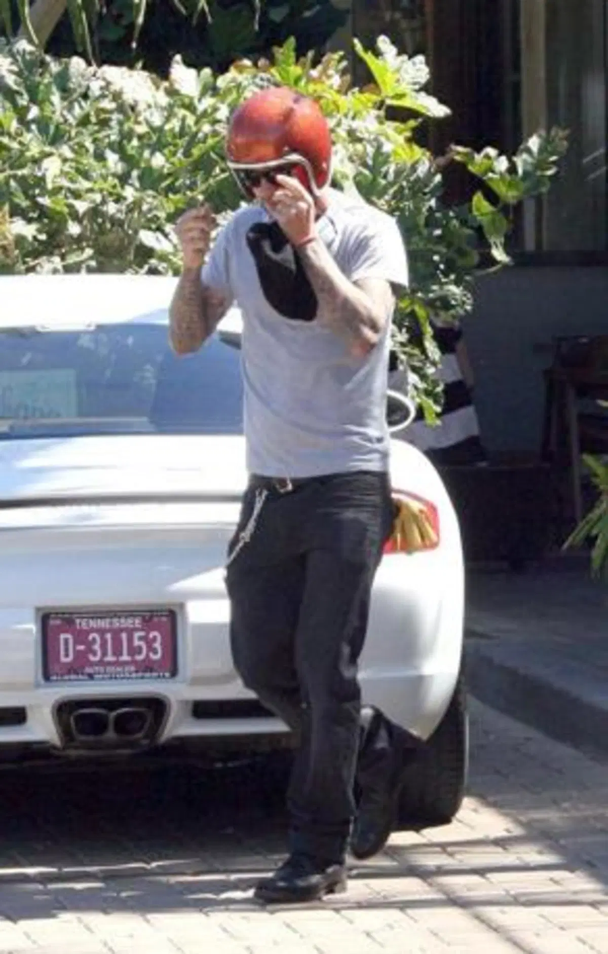 Beckham in vacanza sulla sua nuova moto (7)