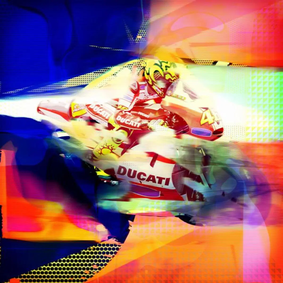 Nuova collezione d’arte Cultwork dedicata a Valentino Rossi