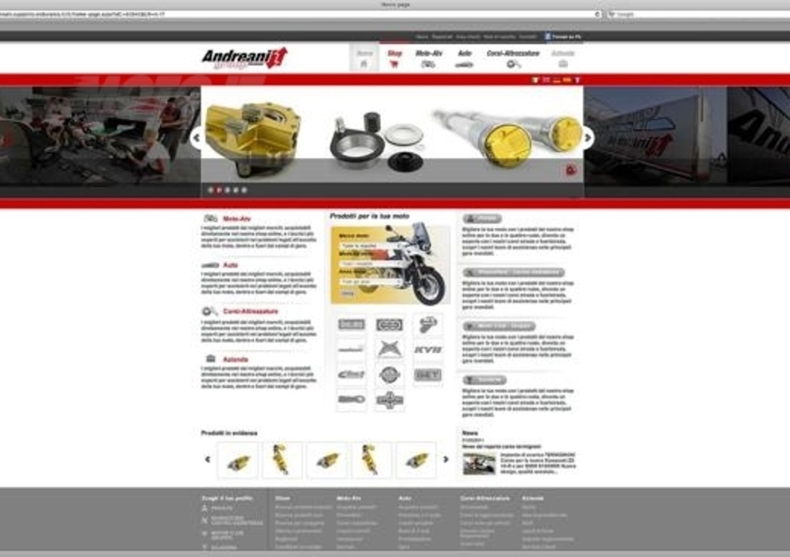 E&#039; online il nuovo sito web di Andreani