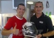 Checa a Silverstone con il casco X-Lite X-802 The Man in Black