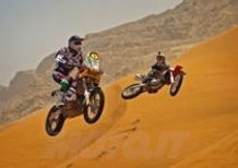 Backflip con la KTM 450 Rally di Marc Coma