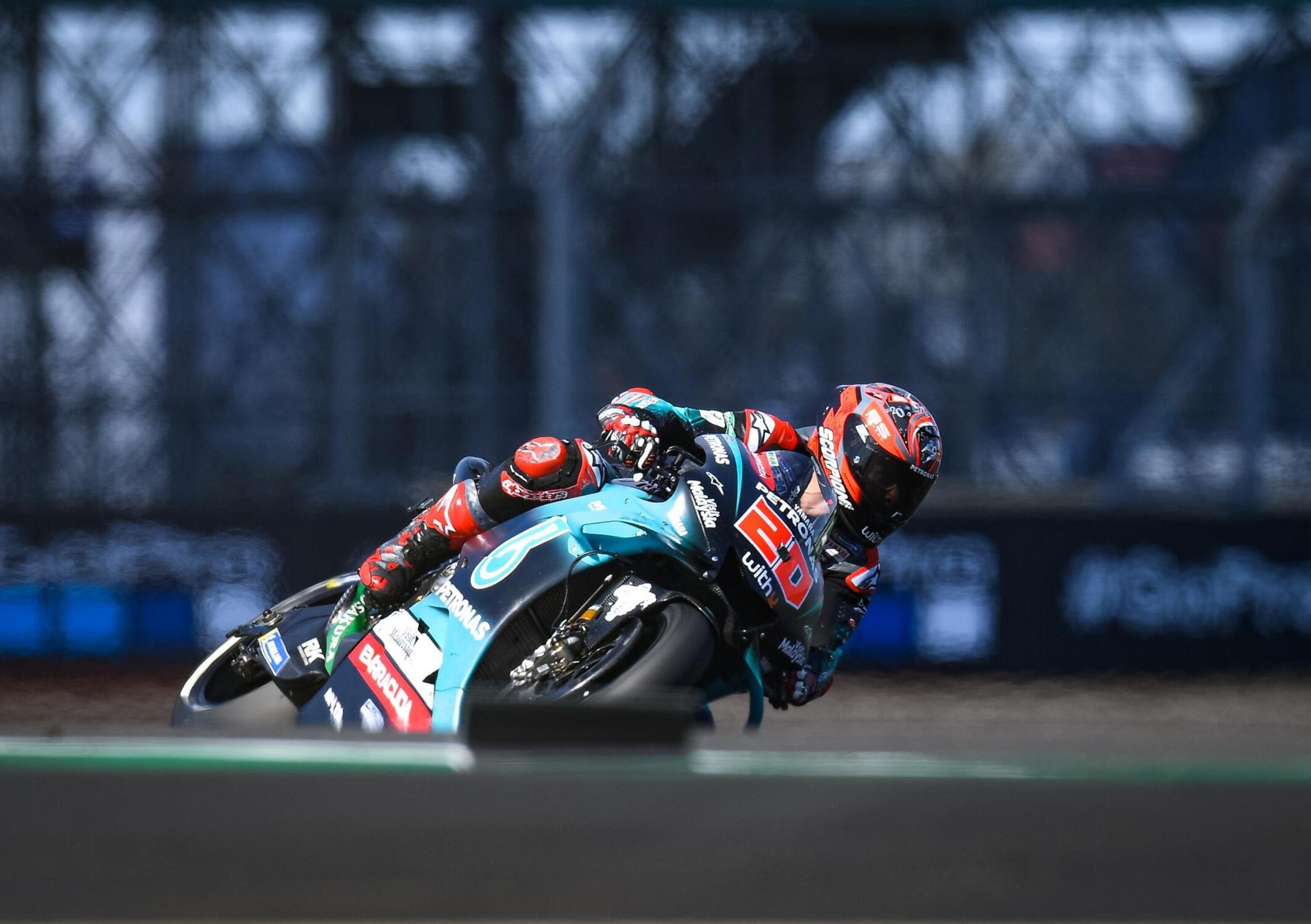 MotoGP 2019 a Silverstone. Fabio Quartararo &egrave; il pi&ugrave; veloce nelle FP3