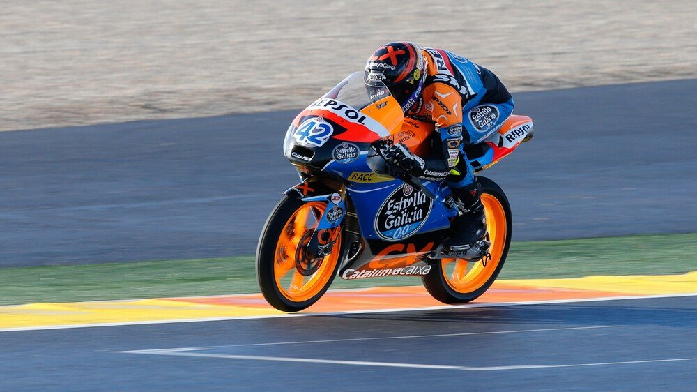 Alex Rins a Valencia nel 2012 (foto MotoGP.com)