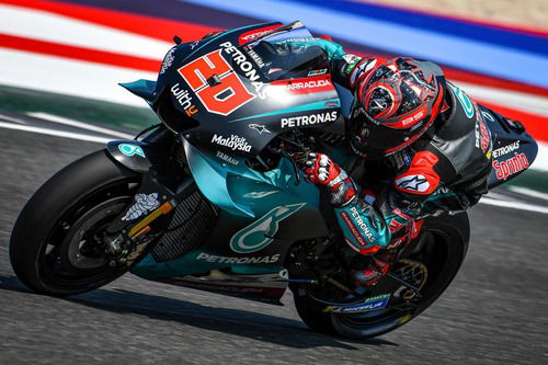 Test MotoGP a Misano. Quartararo è il più veloce