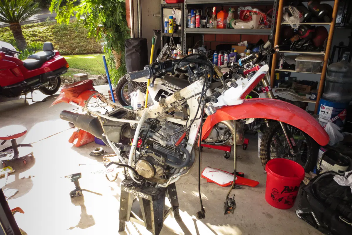 Ride in the USA. Il restauro di una XR 250
