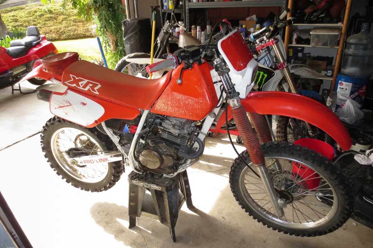 Ride in the USA. Il restauro di una XR 250