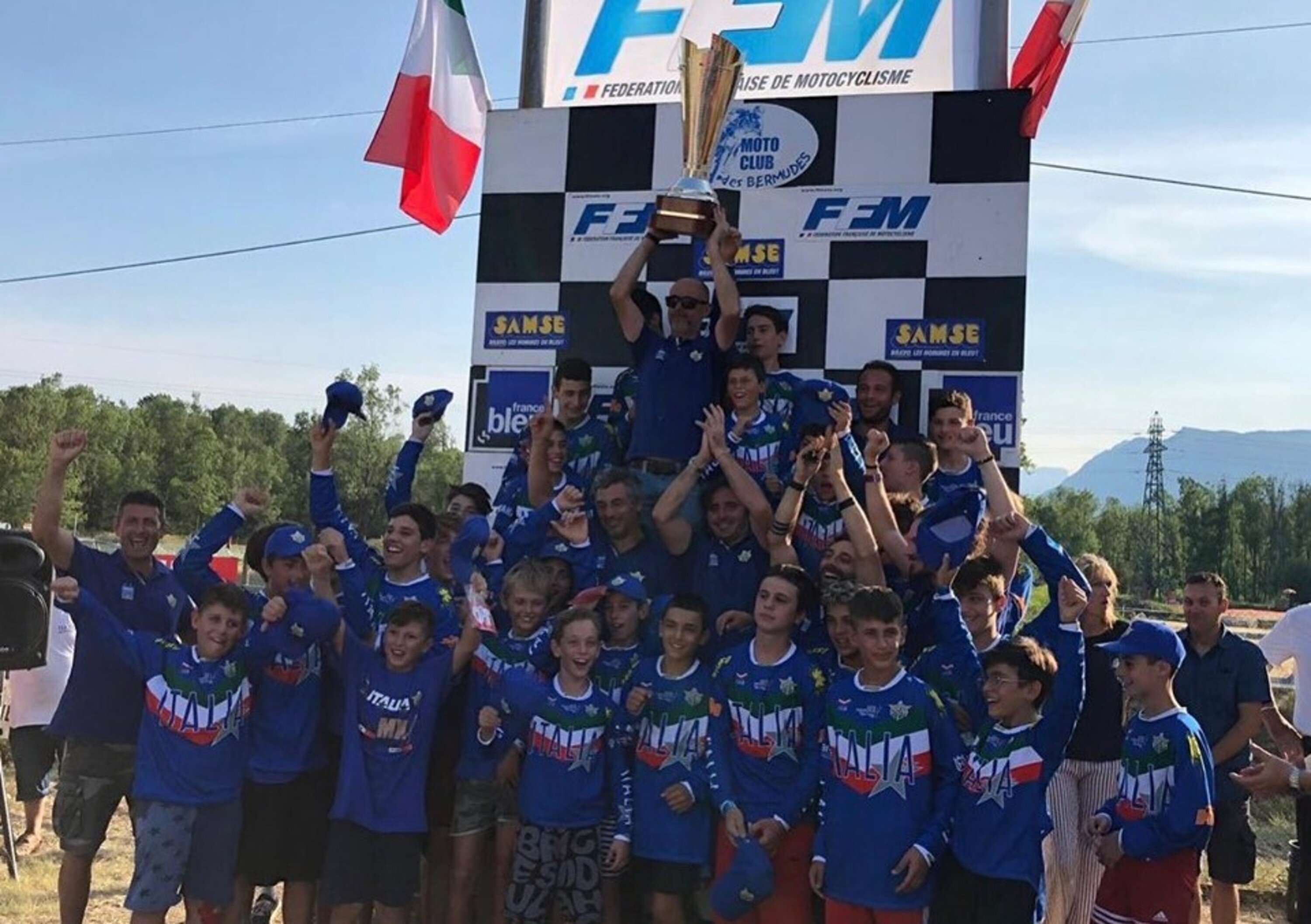 Maglia Azzurra conquista il Trofeo Giovanile MX Francia-Italia