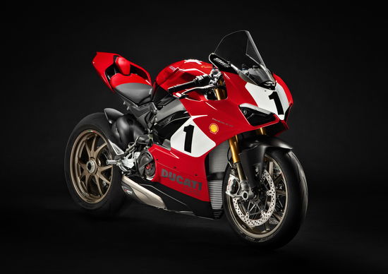 Ducati Panigale V4 25° Anniversario 916 all’asta per Carlin Dunne