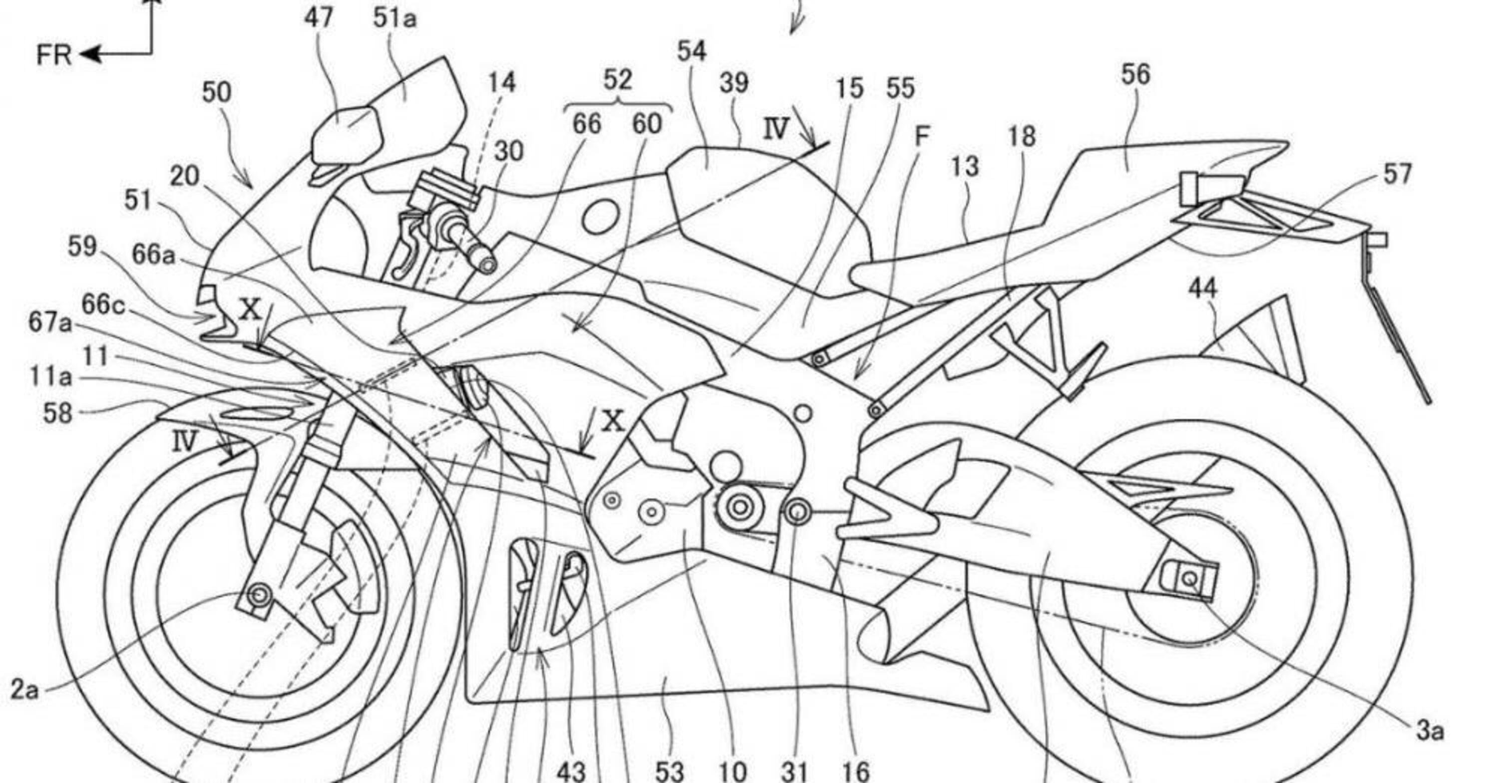 Honda CBR1000RR Fireblade. Arriva l&#039;aerodinamica attiva?