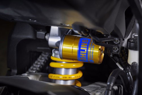 Il mono Ohlins ERS semiattivo della Yamaha YZF-R1M