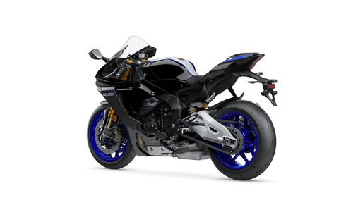 La Yamaha R1M in livrea Silver Blu Carbon BWM2/Carbon