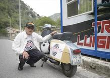 Lucio Lisarelli sulla Lambretta migliora il suo record di guida