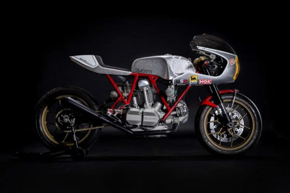 Walt Siegl Bedeveled: special da pista con motore 'carter quadri' Ducati 900 SS (8)
