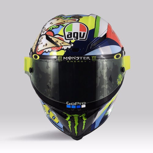 Valentino Rossi: un casco per... mangiarsi Misano