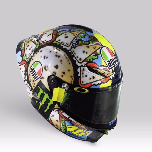 Valentino Rossi: un casco per... mangiarsi Misano (2)