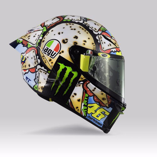 Valentino Rossi: un casco per... mangiarsi Misano (9)