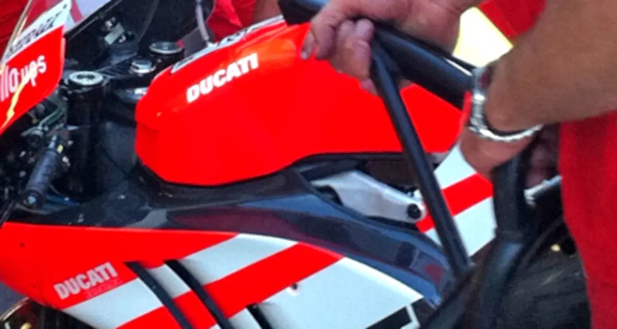 Ad Aragòn Rossi correrà con il nuovo telaio in alluminio