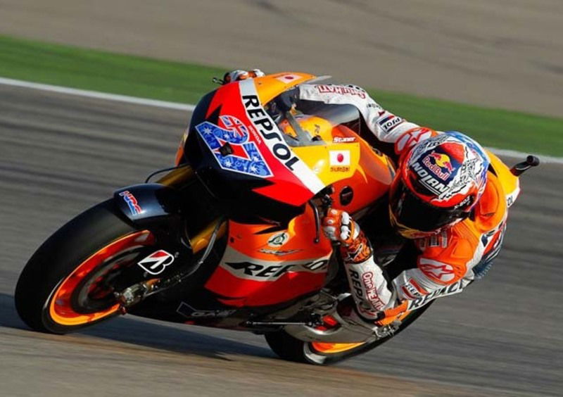 Qualifiche ad Aragon, Stoner in pole