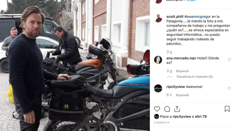 Long Way Up. Le prime foto di Ewan McGregor sulla LiveWire
