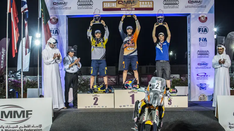 Mondiale C-CR. Sunderland (KTM) e Al Attiyah-Baumel (Toyota) vincono il Qatar Sealine Rally