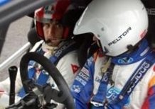 Marco Simoncelli prova la Ford Fiesta WRC 2011