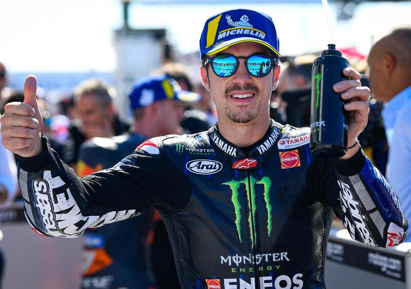 MotoGP 2019. Maverick Vinales &egrave; il pi&ugrave; veloce nelle FP2 di Aragon