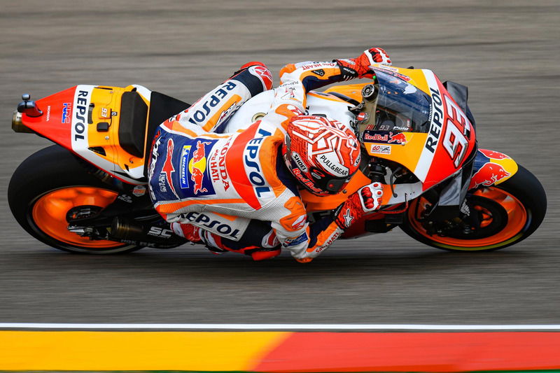 MotoGP 2019. Marc Marquez, pole con brivido ad Aragon