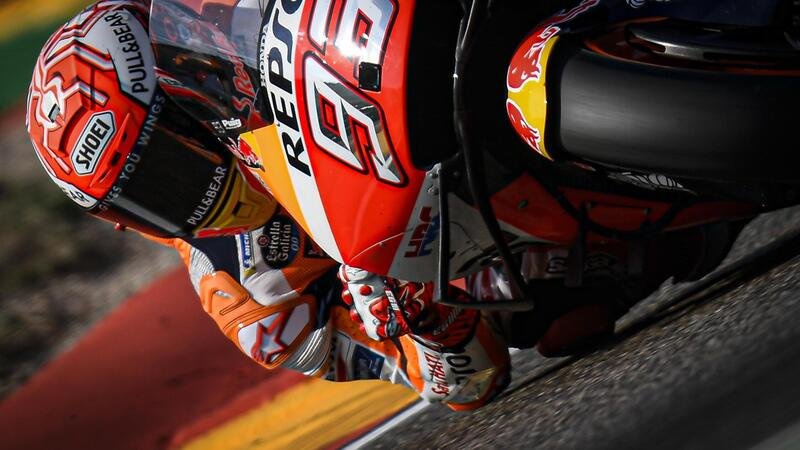 MotoGP 2019. Marc Marquez, pole con brivido ad Aragon