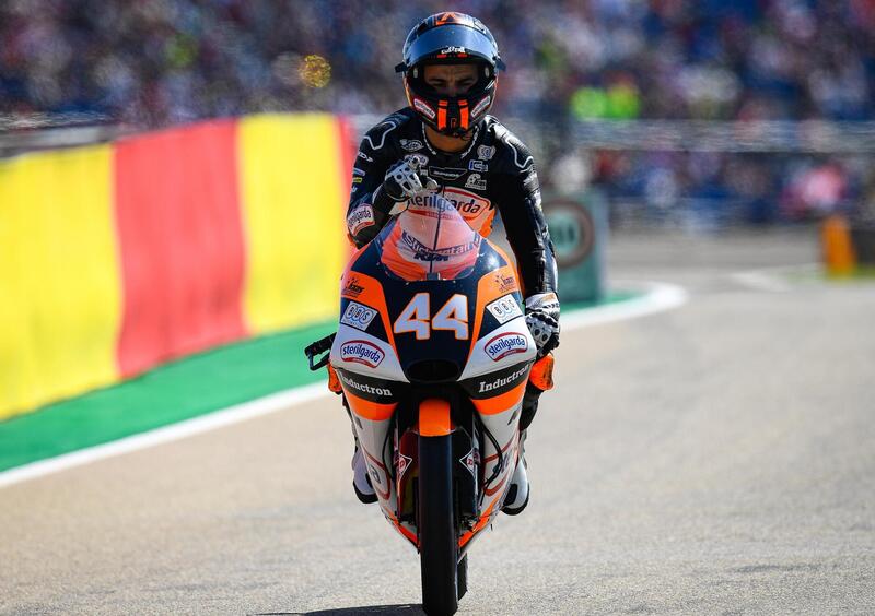 GP di Arag&oacute;n 2019. A Brad Binder la Moto2, Ar&oacute;n Canet riapre la Moto3