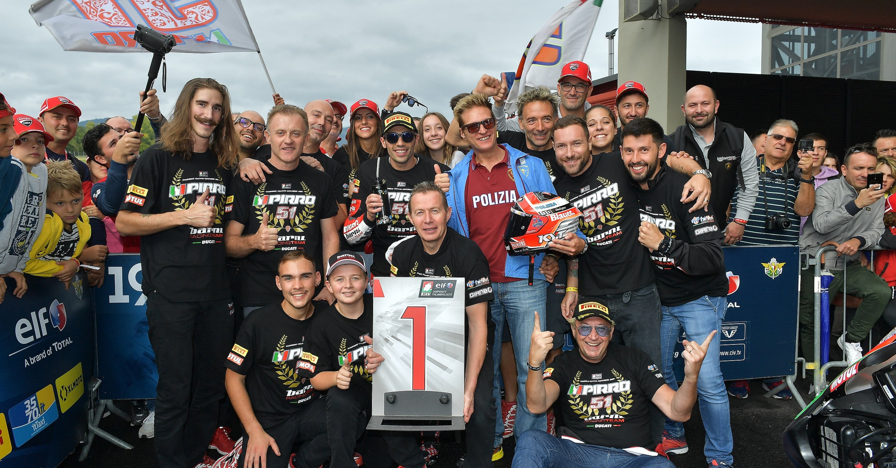 CIV, Mugello: Pirro vince il titolo Superbike
