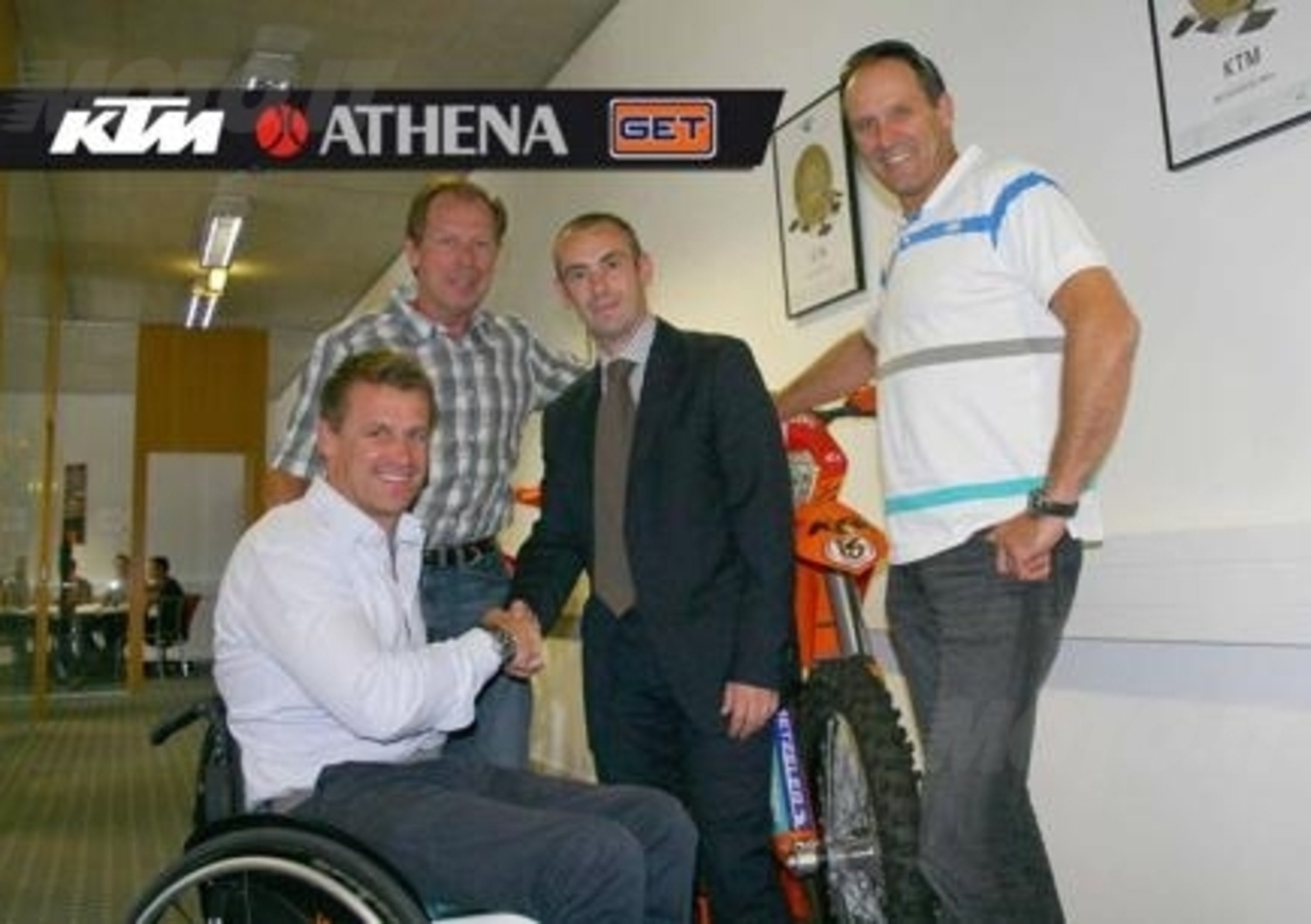 KTM annuncia la partnership con Athena-GET