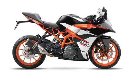 L'attuale KTM RC390